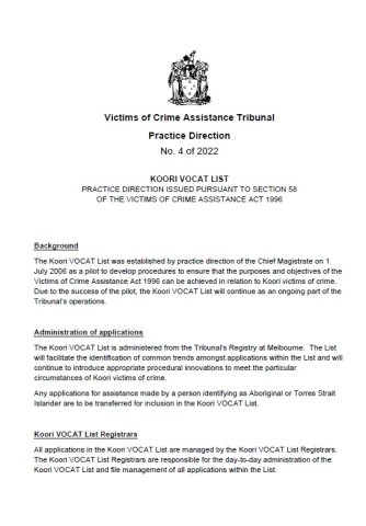 Image - Practice Direction 4 of 2022